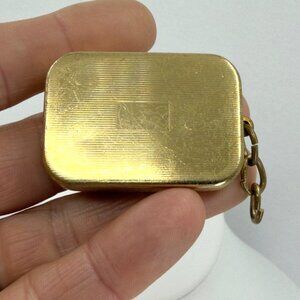 Vintage 1960s Reuge Swiss Miniature Music Box Keychain Ste-Croix Swiss Made READ
